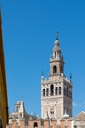 la Giralda,minaret. La cathédrale est à l'emplacement d'une mosquée